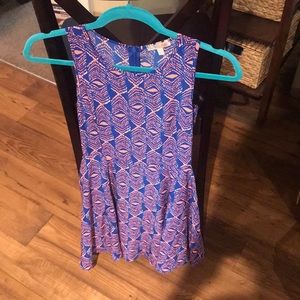🧿GB Gianni Bini🧿 coral and blue dress.